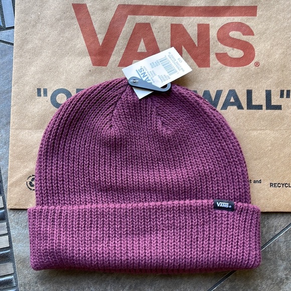 Vans WM Core Basic Dark Beanie Skateboarding Hat Pink Women VN0A34GVYWN - Picture 11 of 16